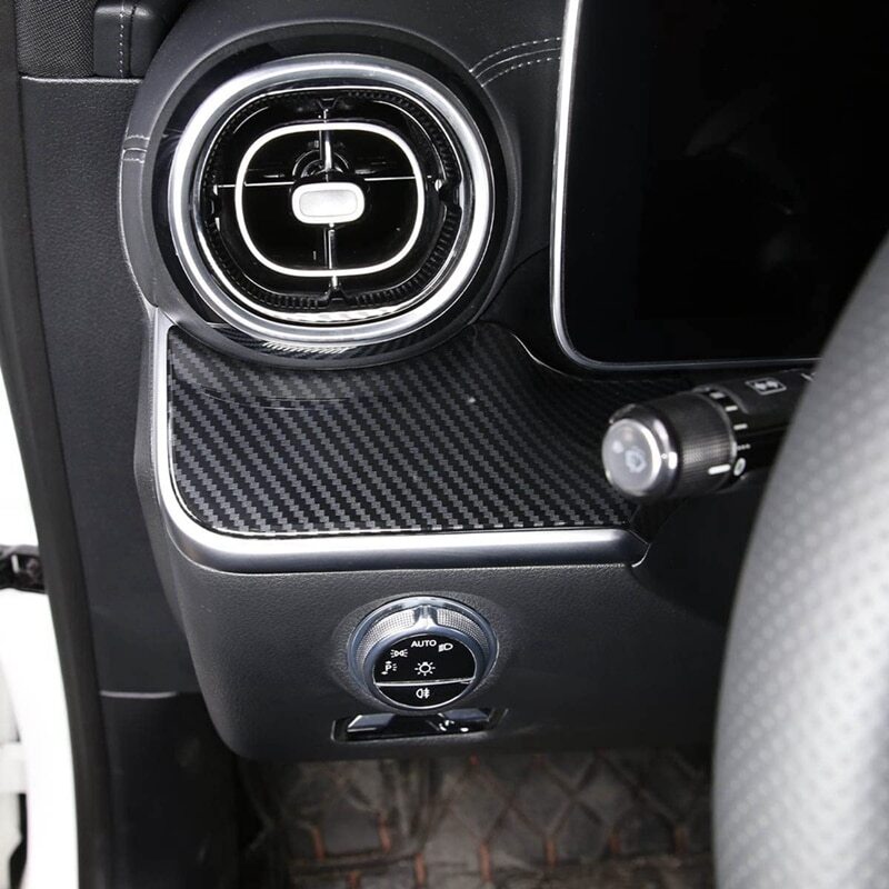 Passend für Mercedes C W206 Mittelkonsole Blenden Abdeckungen Rahmen Carbon