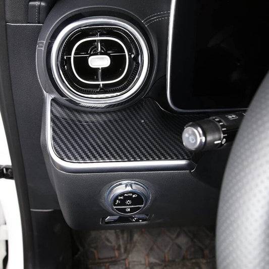 Passend für Mercedes C W206 Mittelkonsole Blenden Abdeckungen Rahmen Carbon