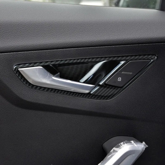 Passend für Audi Q2 2018-21 Türgriff Blende Abdeckung Rahmen Carbon
