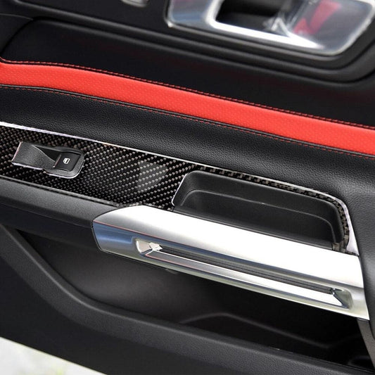 Passend für Ford Mustang ab 2015 Fensterheber Carbon Blende Rahmen