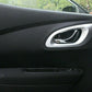 Passend für Renault Kadjar Türgriff Blende Schutz Tür Rahmen Cover Chrom Silber