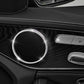 Passend für Mercedes GLC X253 C Class W205 Lautsprecher Blenden Rahmen Silber