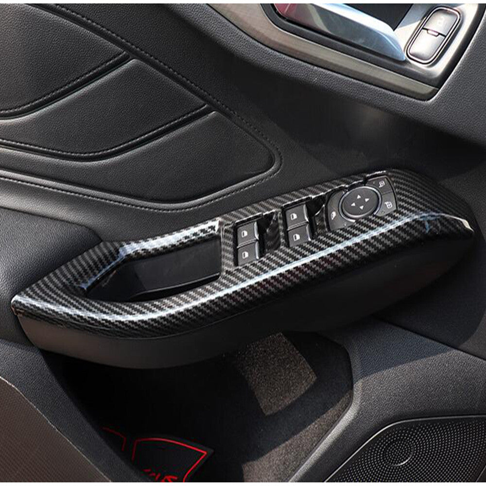 Passend für Ford Focus Fensterheber Blenden Abdeckung Rahmen Carbon