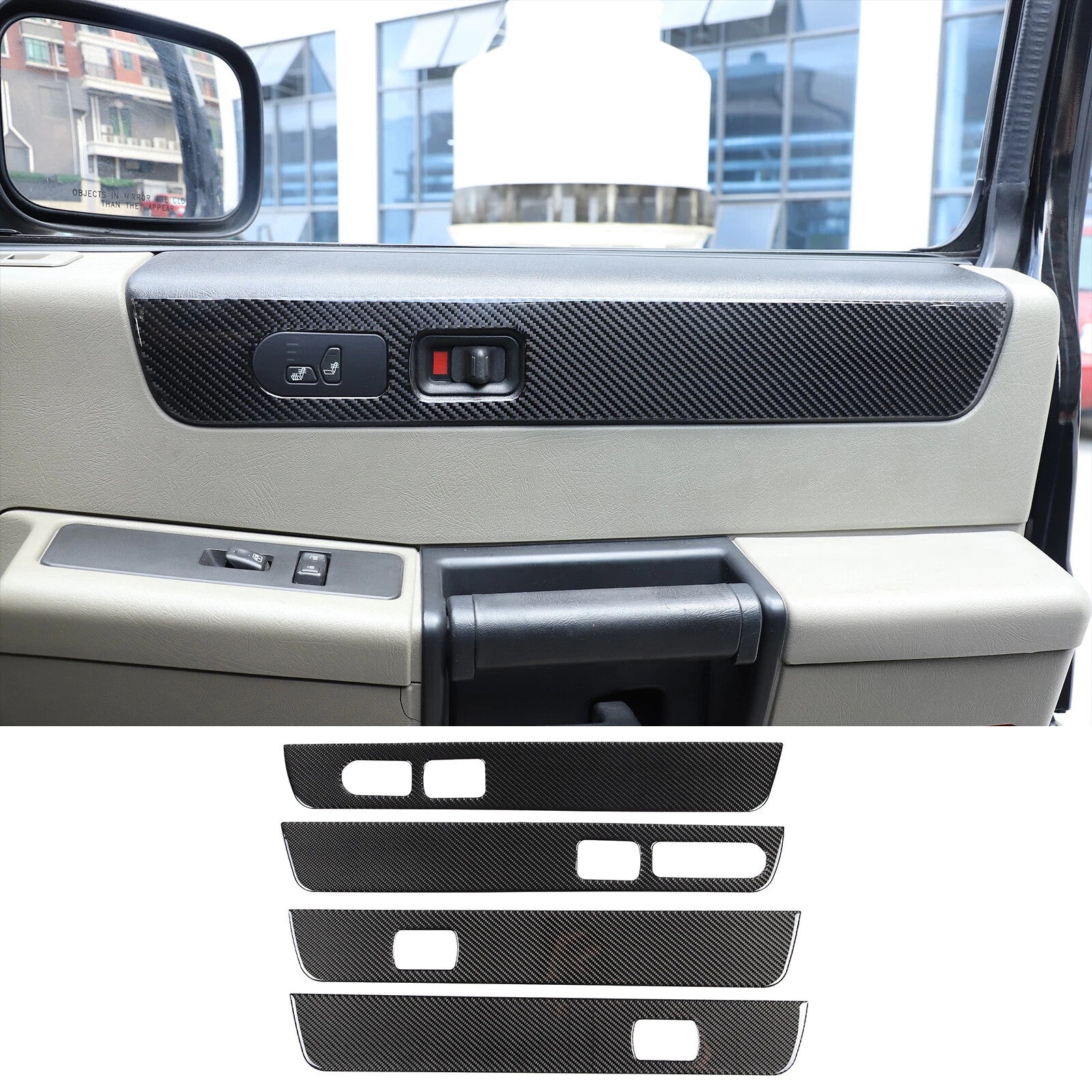 Passend für Hummer H2 2003-2007 Türverkleidung Blenden