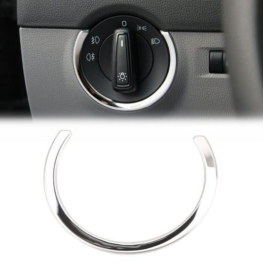 Passend für VW skoda octavia A7 Lichtschalter Chrom silber Edelstahl Blende