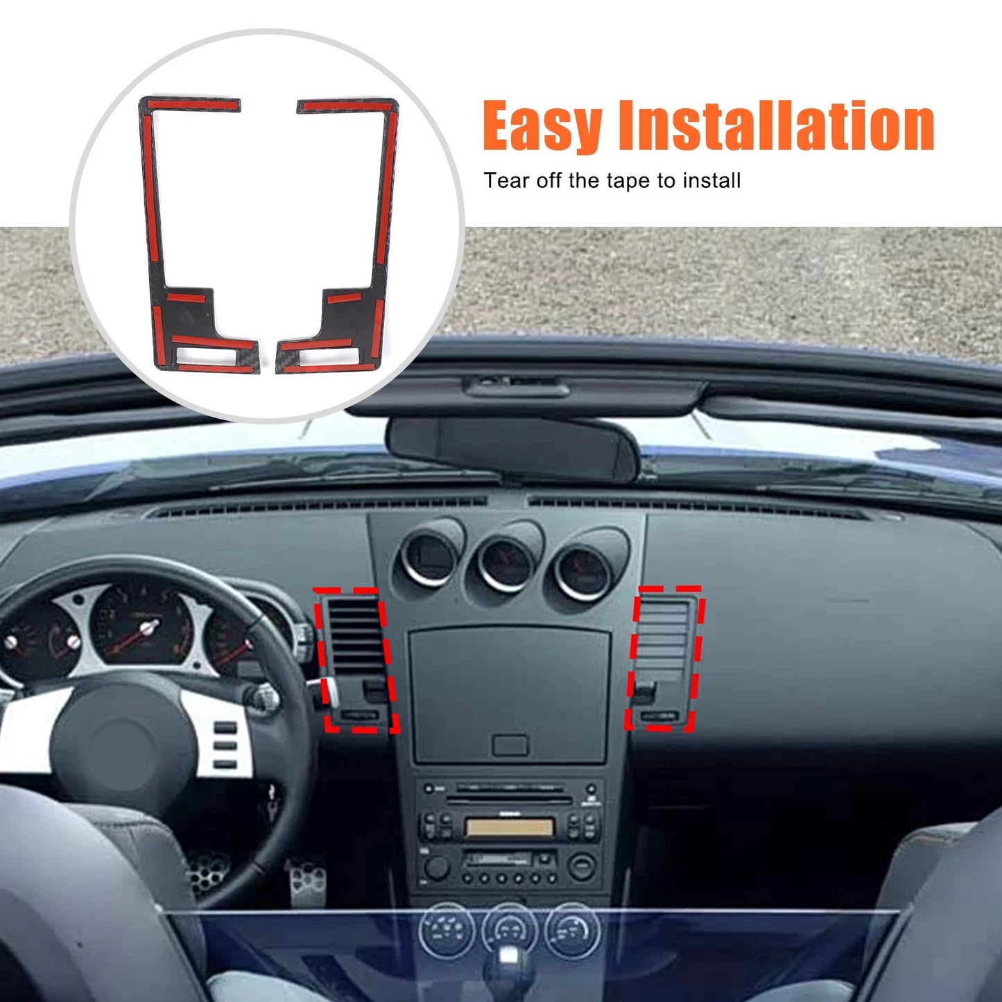Passend für Nissan 350Z 2003-2009 Lueftung Blende