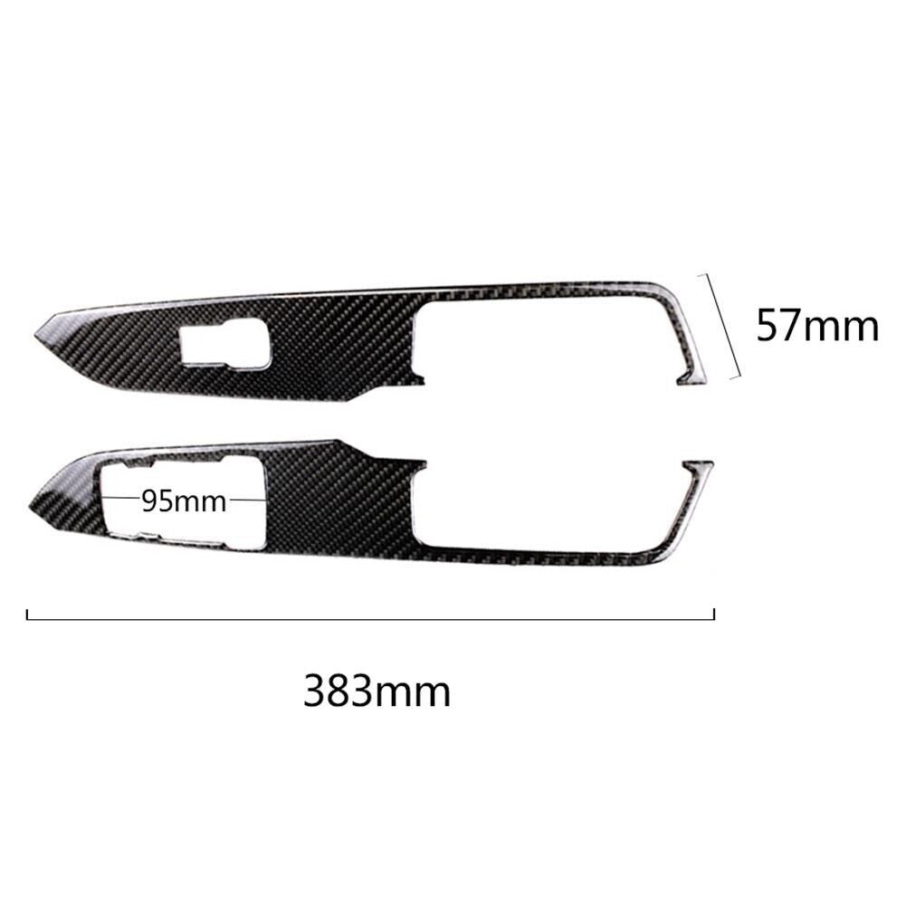 Passend für Ford Mustang ab 2015 Fensterheber Carbon Blende Rahmen