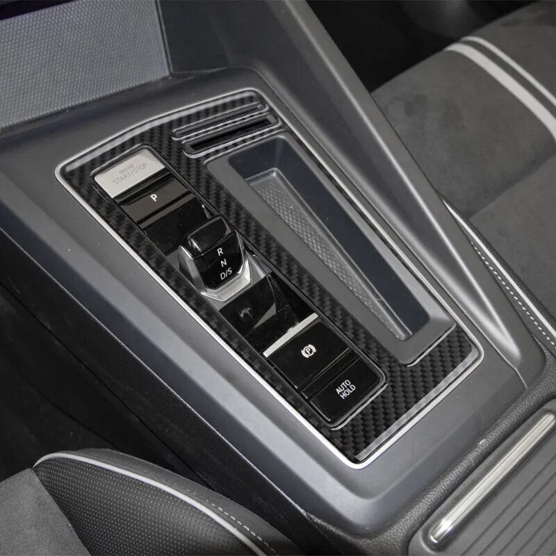 Passend für VW Golf 8 2021 Mittelkonsole Innen Blende Zierblende Abdeckung Carbon