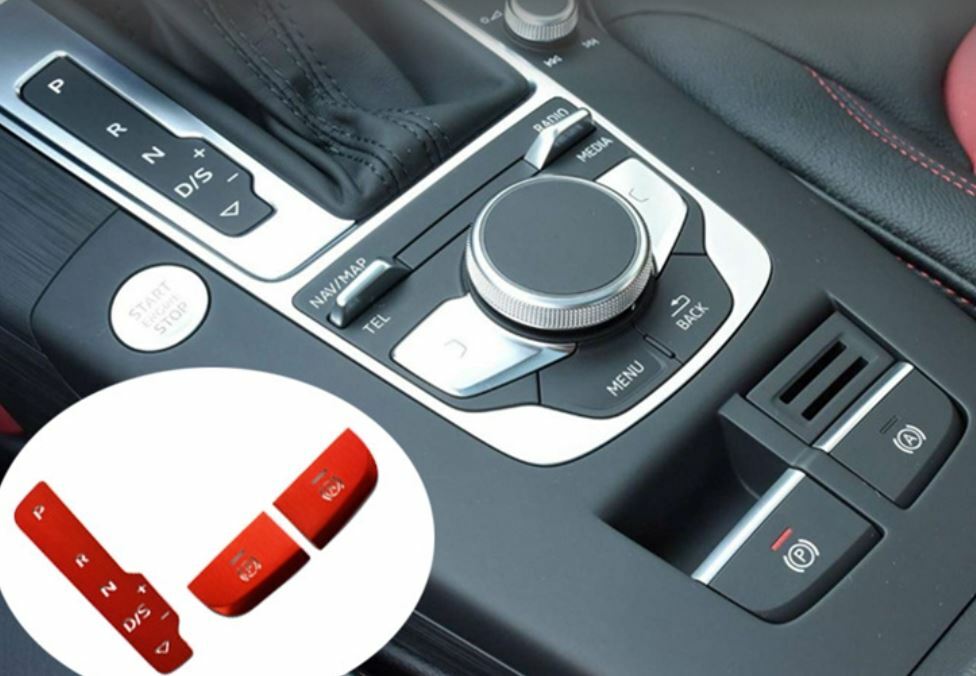 Passend für Audi A3 Schaltung Handbremse Zierblenden Blenden Mittelkonsole