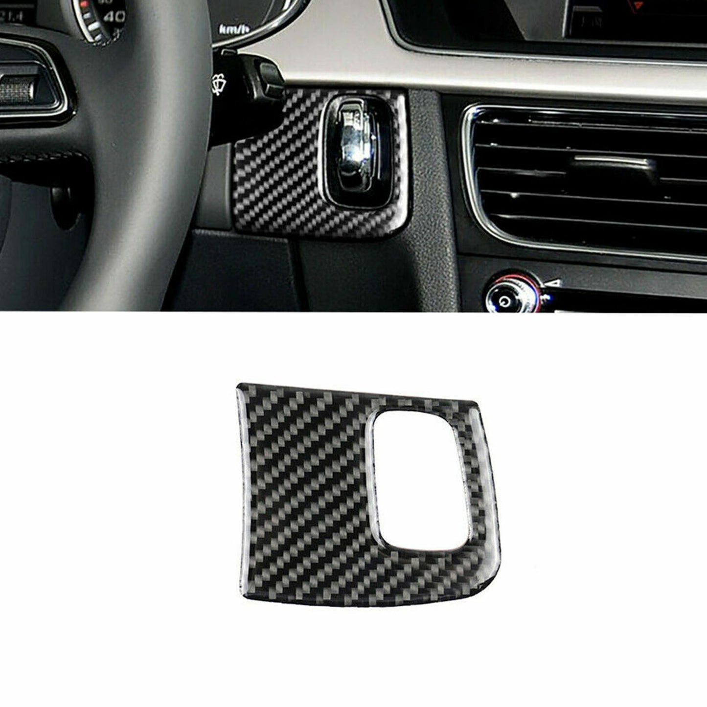 Passend für Audi A4 B8 A5 8T S5 Schlüssel Blende Rahmen Zierblende Abdeckung