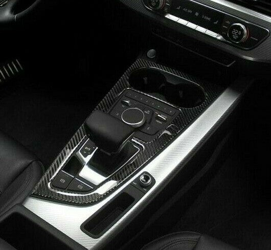 Passend für Schalttafel Becherhalter Blende Carbon Passend Für Audi A4 S4 RS4 B9 Sline A5 S5