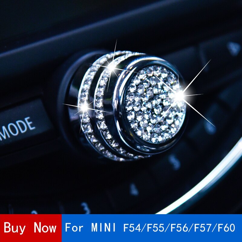 Passend für Mini Cooper Radio Regler Blende Abdeckung Rahmen Strass