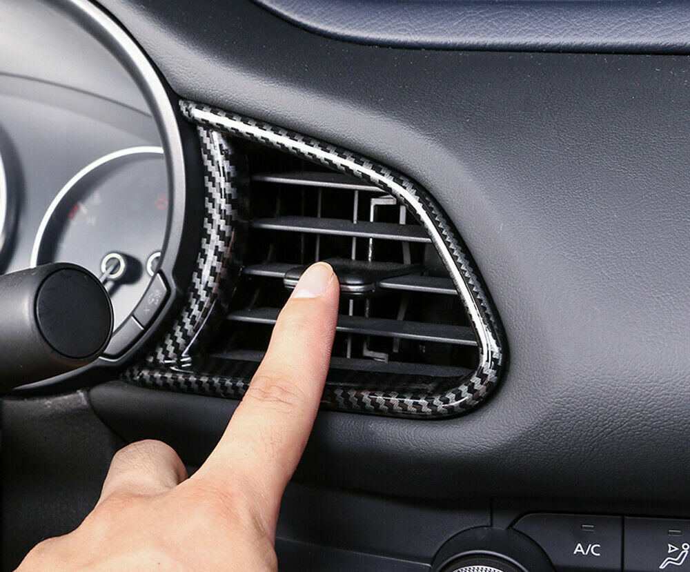 Passend für Mazda CX30 Lüftungsdüsen Blenden Abdeckung Zierrahmen Carbon