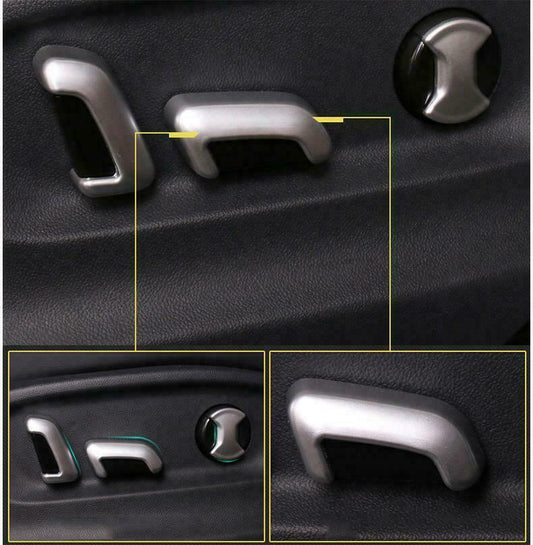 Passend für Sitzverstellung Knöpfe Blende Rahmen Passend Für VW Tiguan 2 T-Roc T-Cross B8