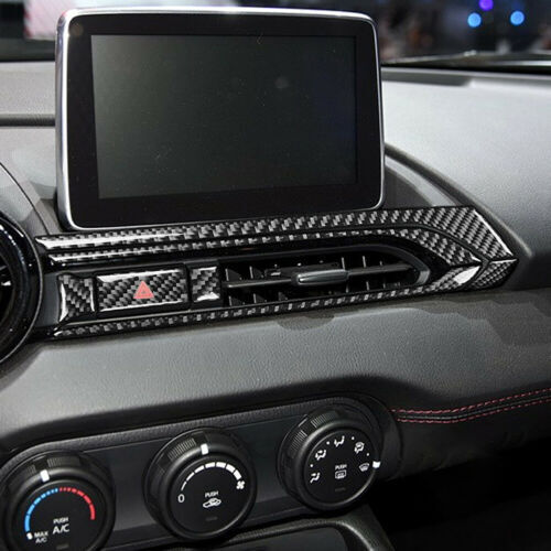 Passend für Mazda MX-5 2016-2020 Mittelkonsole Cockpit Blenden Abdeckung Carbon