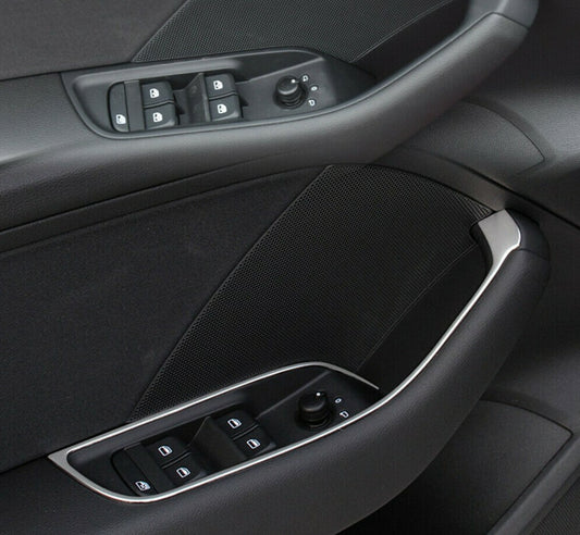 Passend für Audi A3 8V Türgriff Rahmen Schutz Blende Cover Edelstahl Zierrahmen