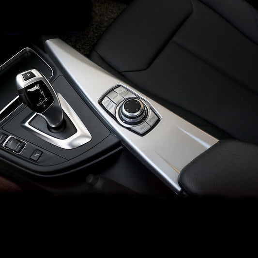 Passend für BMW 3 Blende Rahmen Chrom Zierleiste Mittelkonsole Getriebe Schutz