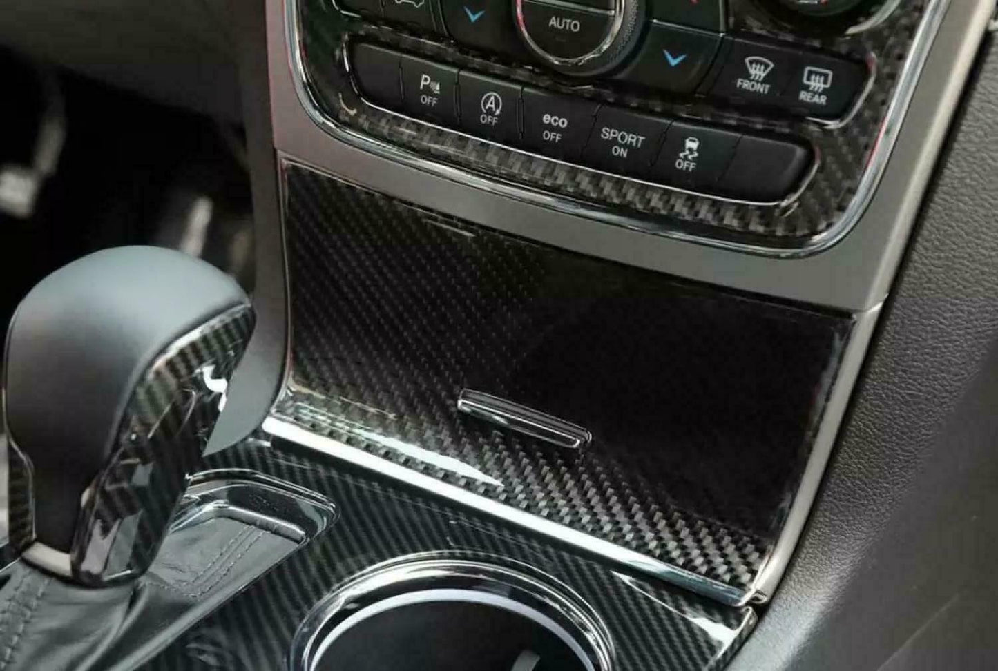 Passend für Jeep Grand Cherokee Mittelkonsole Blenden Rahmen Zierblenden