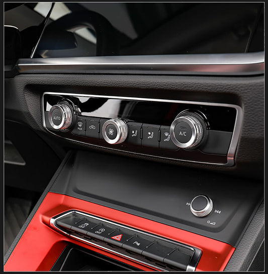 Passend für Audi Q3 F3 Radio Knopf Regler Blenden Abdeckung Rahmen