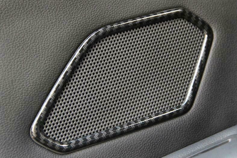 Passend für VW Tiguan ab 2017 Lautsprecher Blenden Rahmen Zierblenden Carbon