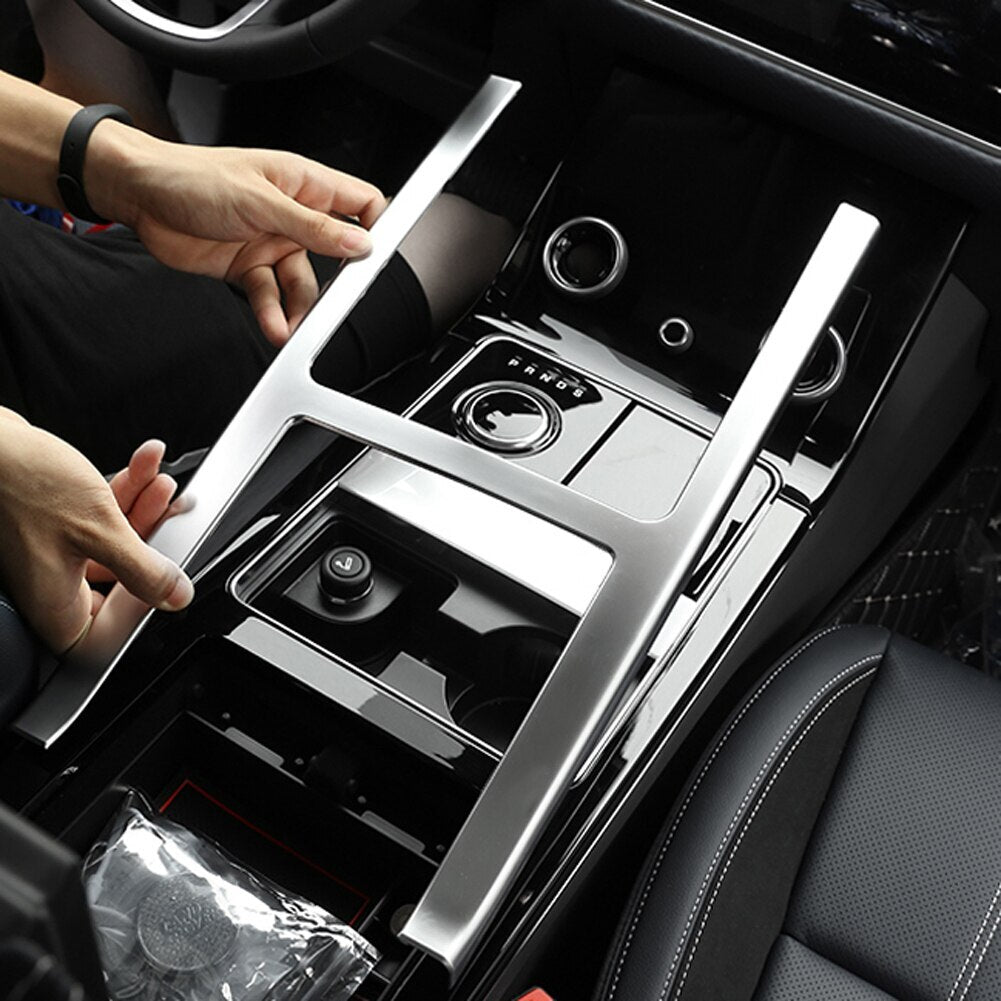 Passend für Land Rover Range Rover Mittelkonsole Blende Abdeckung Rahmen Silber