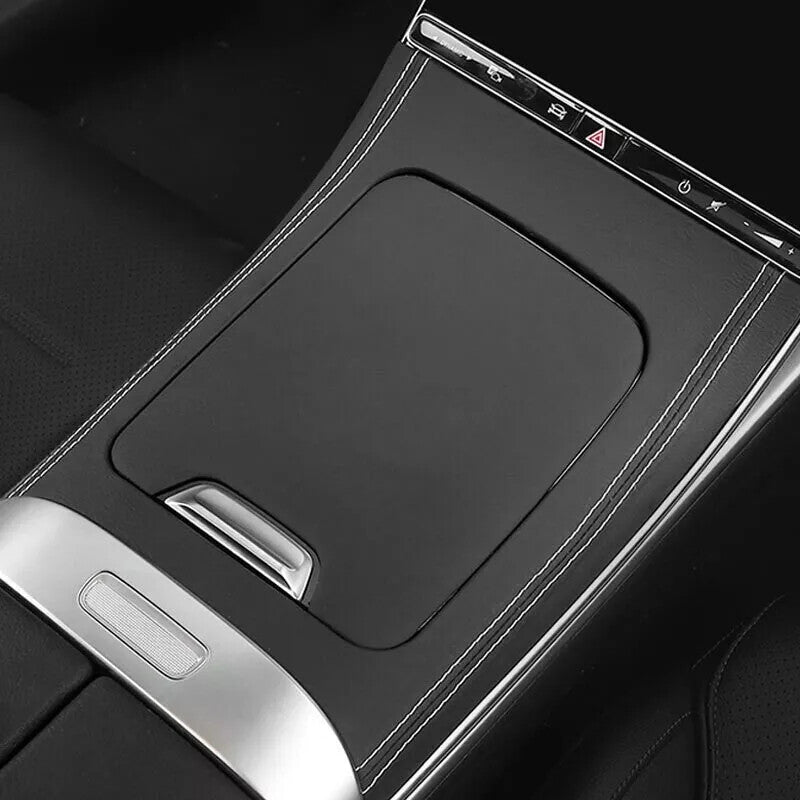 Passend für Mercedes GLC X254 Blenden Rahmen Zierblende Mittelkonsole Kunstleder
