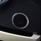 Passend für BMW 6erE63 E64 M6 2004-10 Lautsprecher Ringe Blenden Abdeckung Carbo
