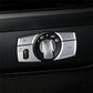 Passend für BMW X5 X6 Lichtschalter Tasten Abdeckung Silber