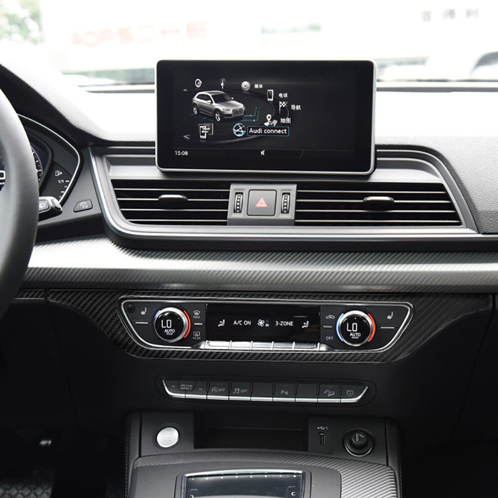 Passend für Audi Q5 Radio Blenden Abdeckung Rahmen Carbon