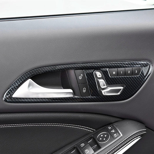Passend für Mercedes CLA GLA Türgriff Blenden Abdeckung Rahmen Carbon