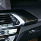 Passend für Armaturenbrett Mittelkonsole Passend Für BMW X3 G01 Rahmen Blende Carbon Optik