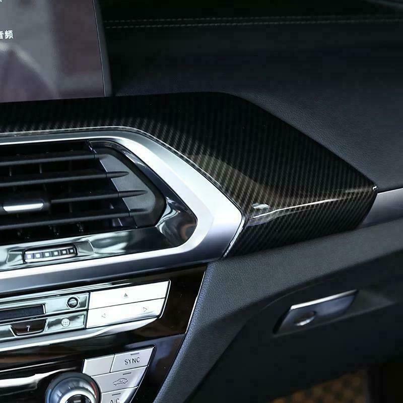 Passend für Armaturenbrett Mittelkonsole Passend Für BMW X3 G01 Rahmen Blende Carbon Optik