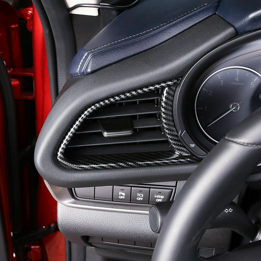 Passend für Mazda CX30 Lüftungsdüsen Blenden Abdeckung Zierrahmen Carbon