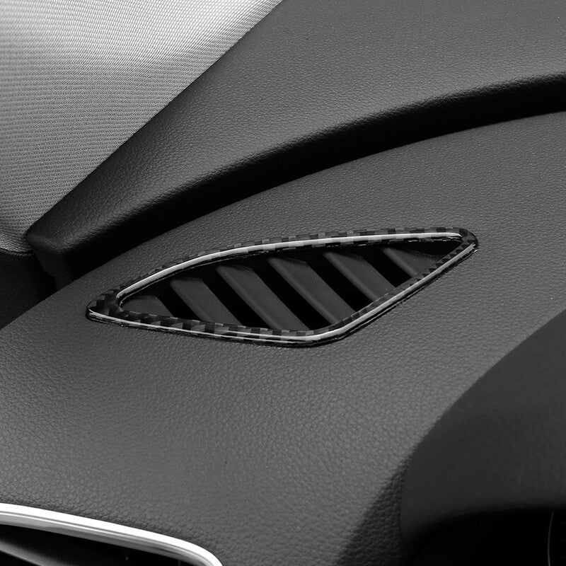 Passend für Audi Q3 Lüftung Luftauslass Rahmen in Carbon Blenden