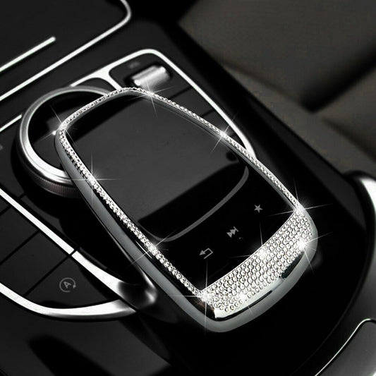 Passend für Mercedes C E GLE Strass Glitzer Command Multimedia Griff Blende