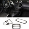 Passend für Smart Fortwo 453 Mittelkonsole Blenden Abdeckung Carbon