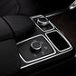 3x Edelstahl Blende passend zu Mercedes Benz GLE GLS ML GL Mittelkonsole Command