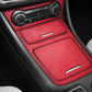 Passend für Mercedes W177 CLA GLA Wildleder Mittelkonsole Blenden Rot