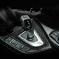 Passend für BMW 3 F30 F32 F33 F34 F36 Carbon Mittelkonsole Schaltknauf Blende