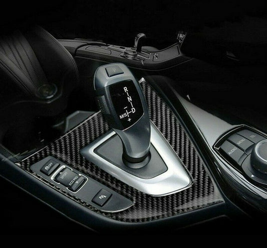 Passend für BMW 3 F30 F32 F33 F34 F36 Carbon Mittelkonsole Schaltknauf Blende