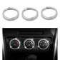 Passend für Mazda CX 3 CX 5 Strass Glitzer Blende Ringe Lüftung Klima Edel