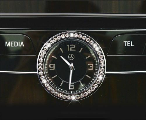 Passend für Mercedes C Klasse Uhr Rahmen Glitzer Diamanten Accessoire