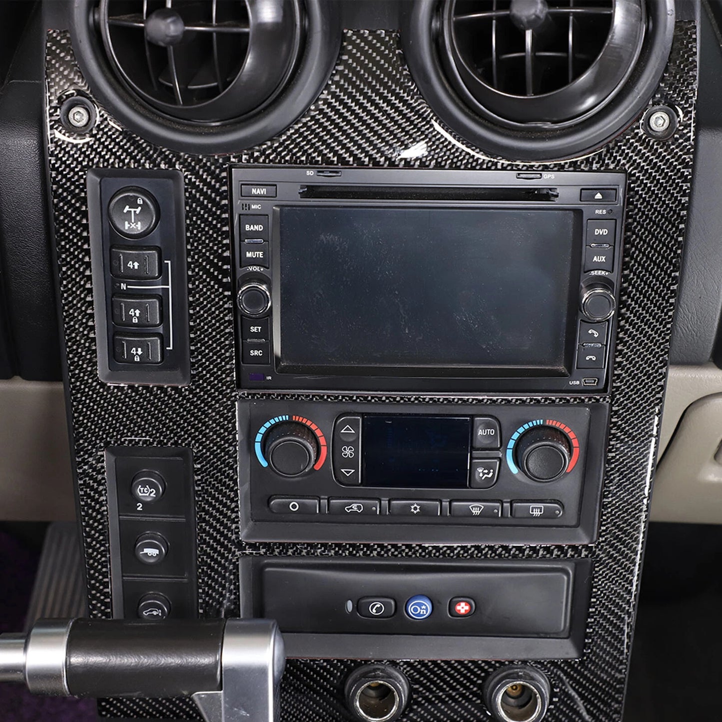 Passend für Hummer H2 2003-2007 Navigation Blende