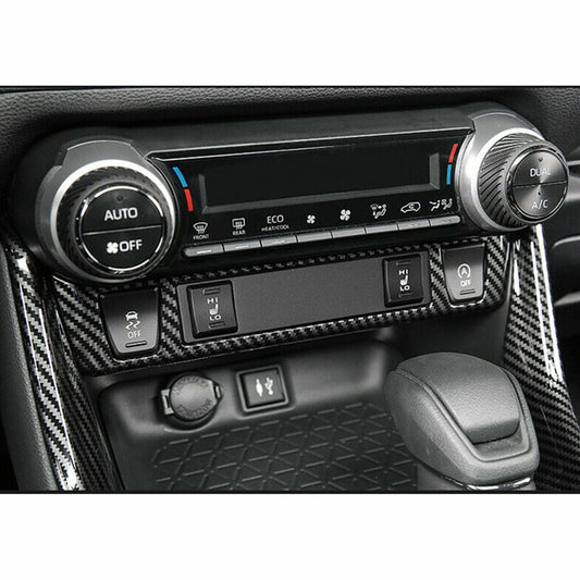 Passend für Toyota Rav4 Regler Blenden Abdeckung Zierrahmen Carbon