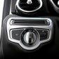 Passend für Mercedes Benz W205 GLC Lichtschalter Schalter Chrom Edelstahl Blende