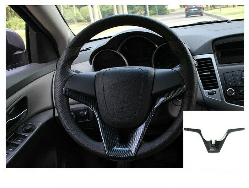 Passend für Chevrolet Cruze Lenkrad Carbon Blende Zierblende Rahmen Schutz Cover