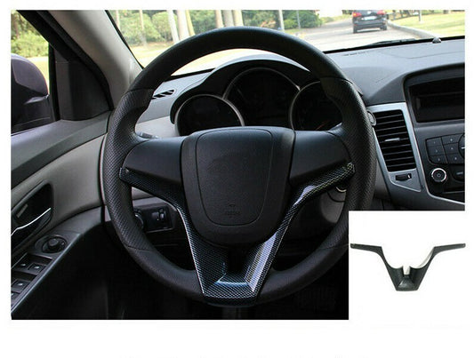 Passend für Chevrolet Cruze Lenkrad Carbon Blende Zierblende Rahmen Schutz Cover