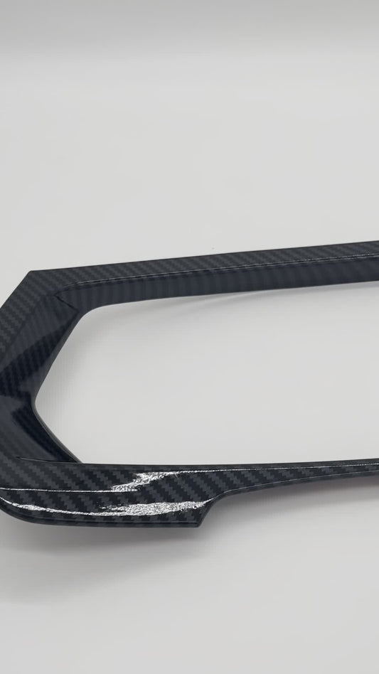 Passend für BMW X3 G01 X4 G02 Tacho Blende Rahmen Cockpit Anzeige Carbon Optik