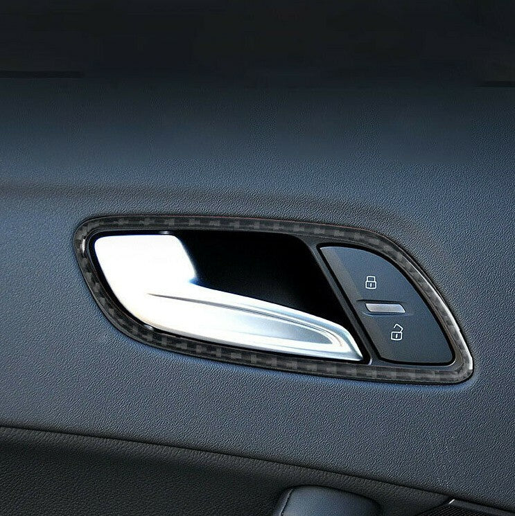 Passend für 2x Audi TT Türgriff Tür Schutz Styling Aufwertung Rahmen Carbon