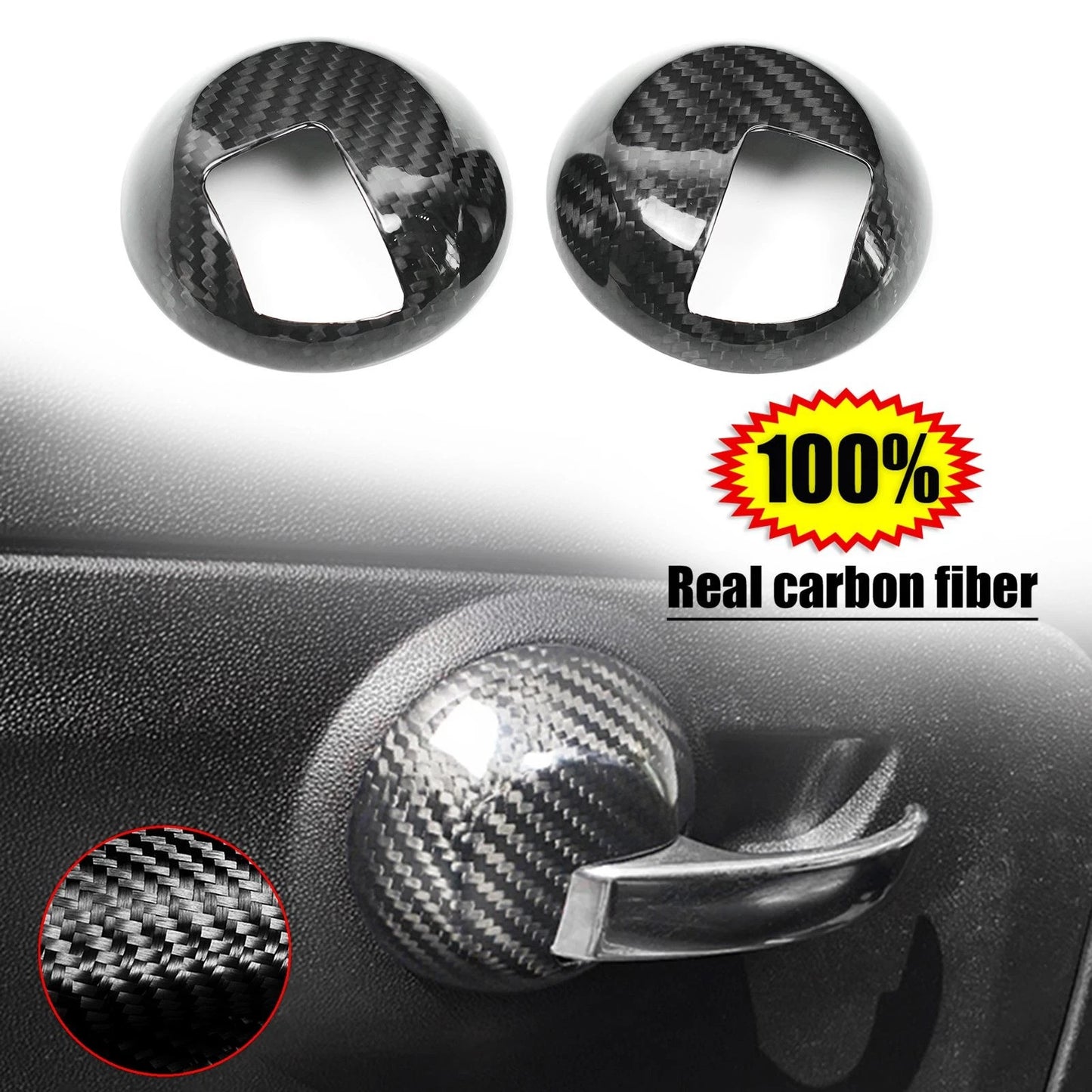 Passend für Fiat 500 Abarth 595 2008-2023 Türgriff Blende